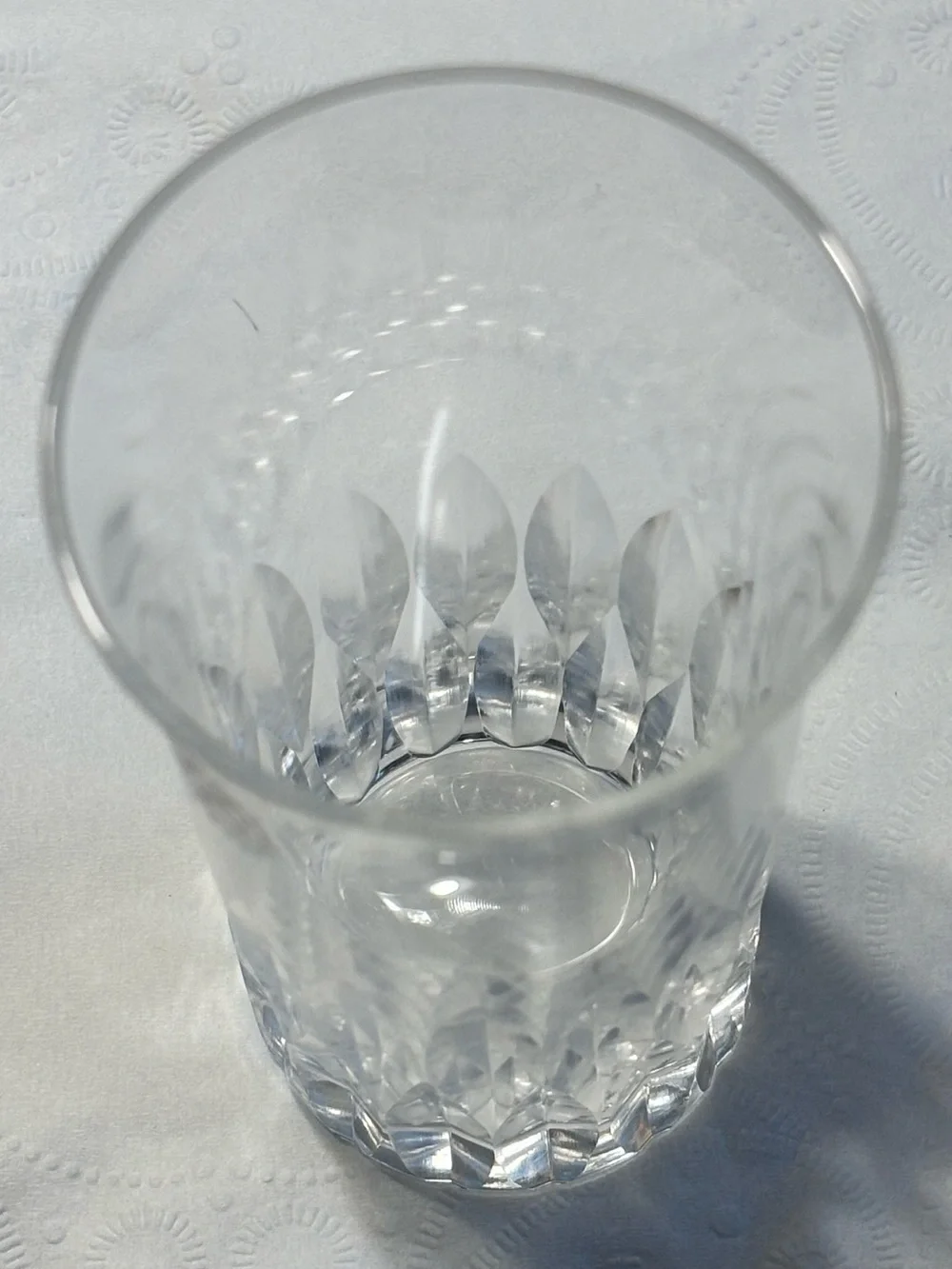 Rotary International Etched Crystal Glass Cut Crystal Tumbler 4